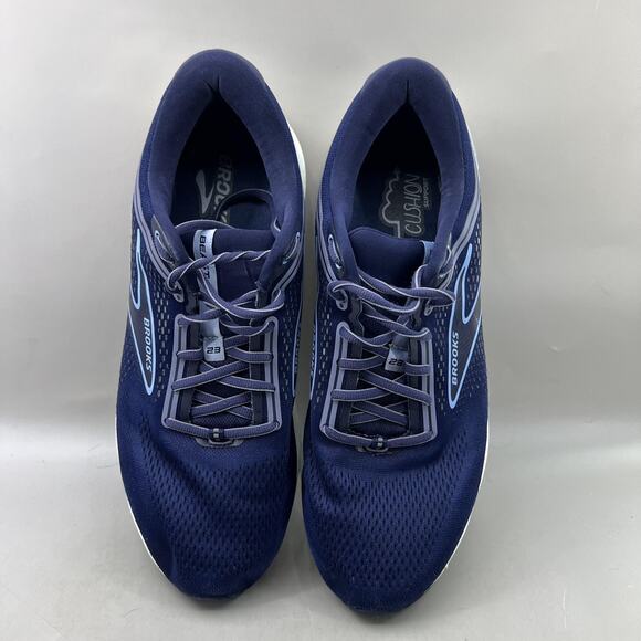 Brooks Beast GTS 23 Running Shoes Men Size 12.5 D Blue Mesh Comfort Low Sneakers